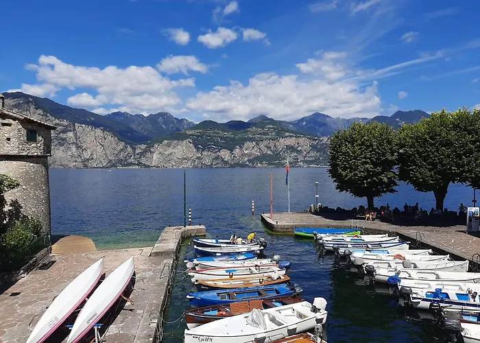 Klimt's Mill Overlooking Port Tatil Evi Malcesine
